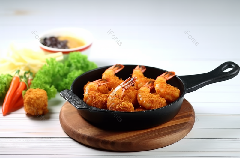 白桌上的天妇罗虾烹饪美味的食品中国饮食文化健康生活方式,高清,摄影图,摄影图片,图片大全,摄影图免费下载